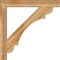 Ekena Millwork Olympic Block Rough Sawn Bracket, Western Red Cedar, 4"W x 36"D x 36"H BKT04X36X36OLY05RWR - alternate 2